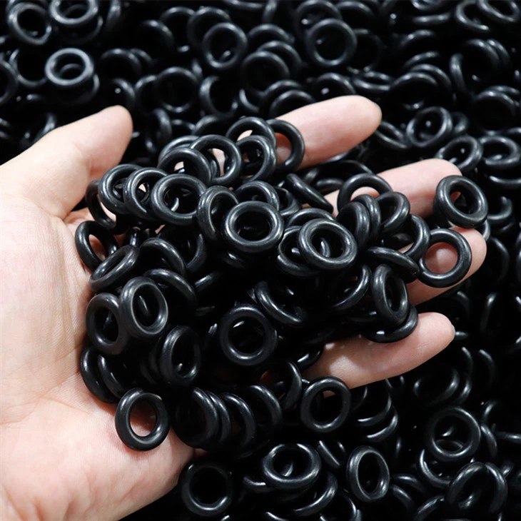Black Wear-Resistant Rubber O Sealing Ring